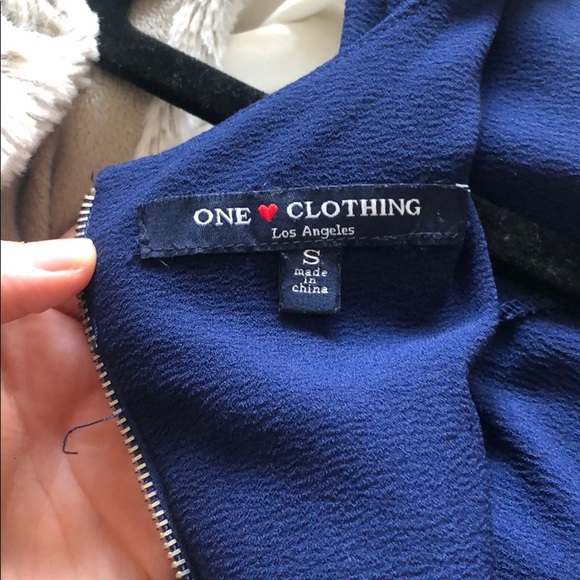 Navy shift dress - Picture 2 of 2